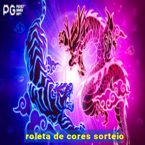 roleta de cores sorteio